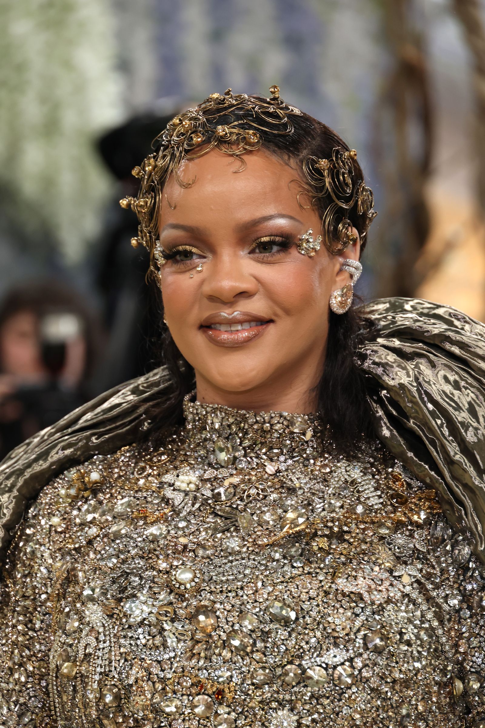 NEW YORK NEW YORK MAY 04 Rihanna attends the 2026 Met Gala celebrating Costume Art at the Metropolitan Museum of Art on...