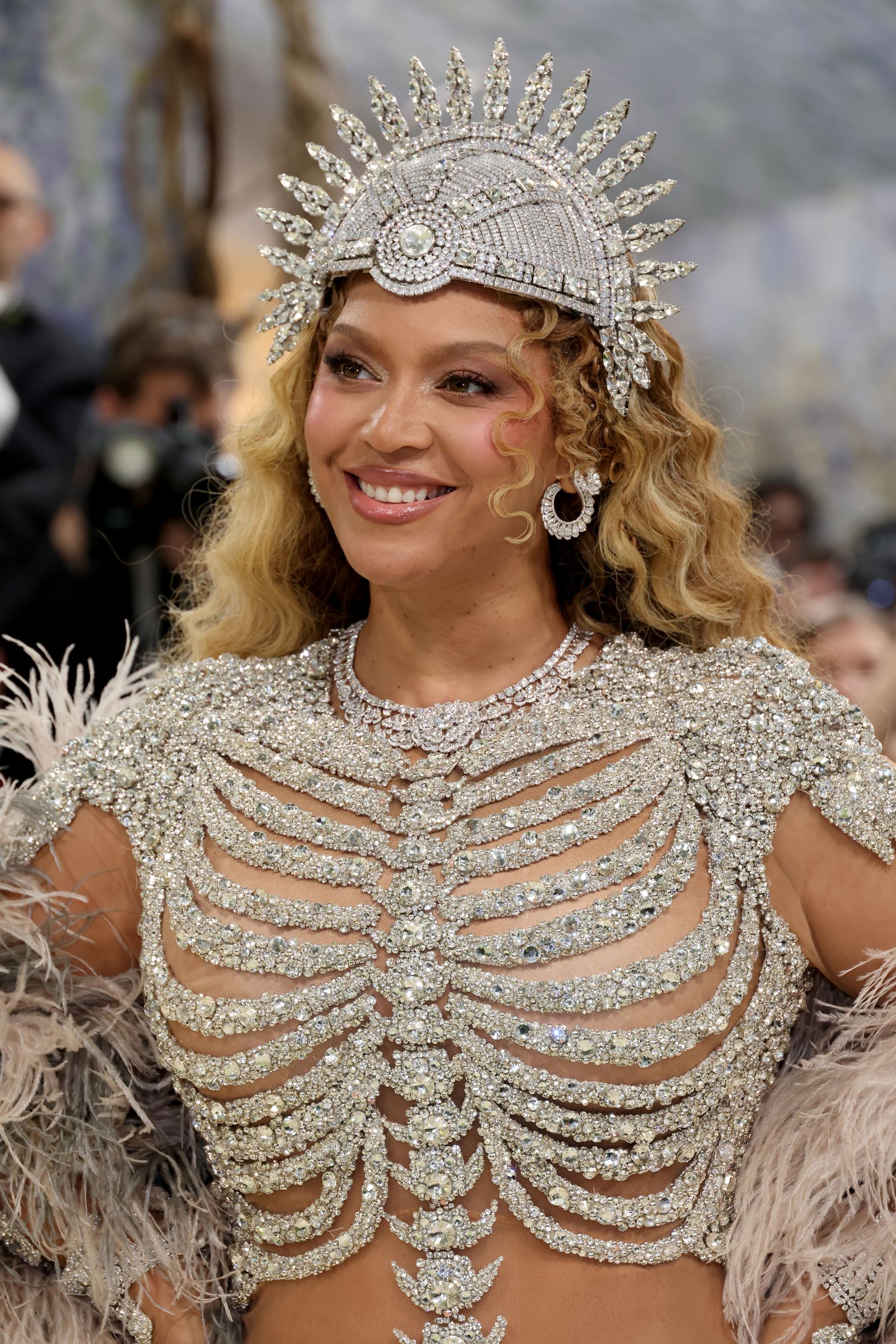 NEW YORK NEW YORK MAY 04 Beyonc attends the 2026 Met Gala celebrating Costume Art at the Metropolitan Museum of Art on...