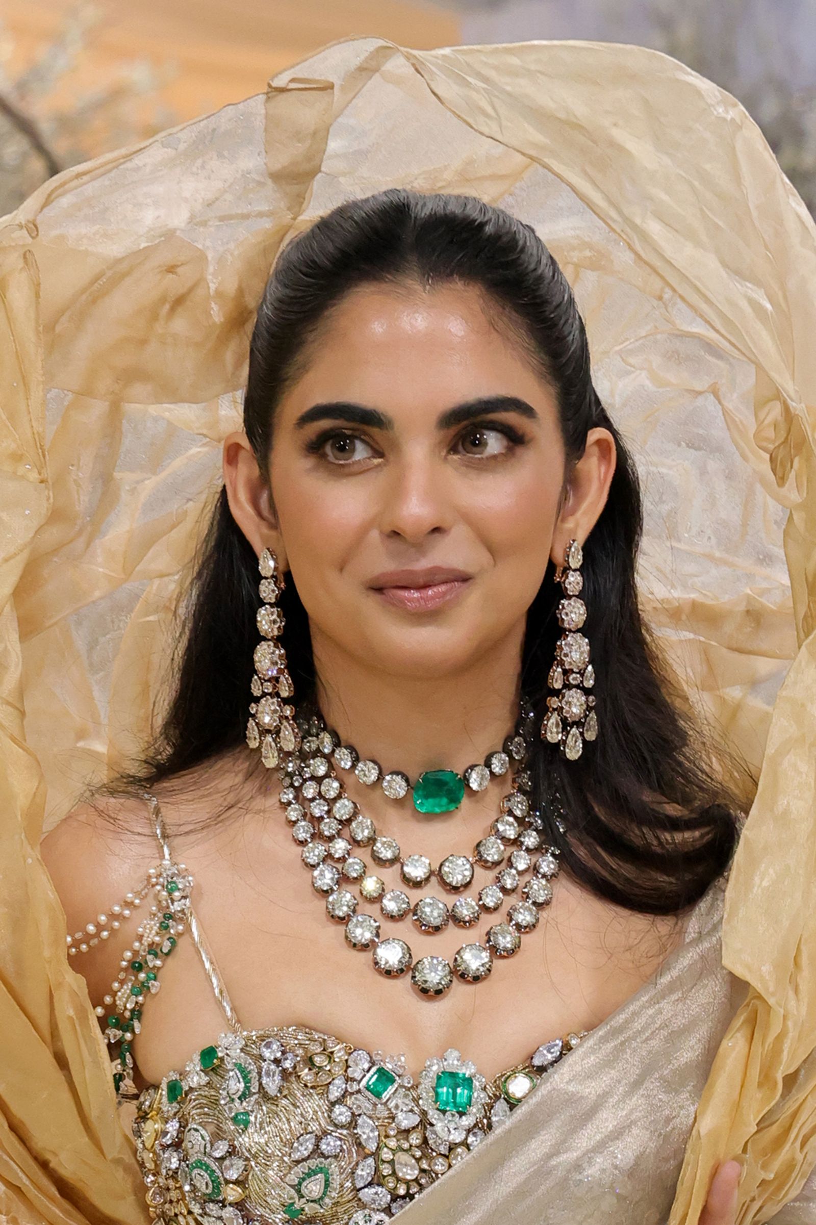 NEW YORK NEW YORK MAY 04 Isha M. Ambani attends the 2026 Met Gala celebrating Costume Art at the Metropolitan Museum of...